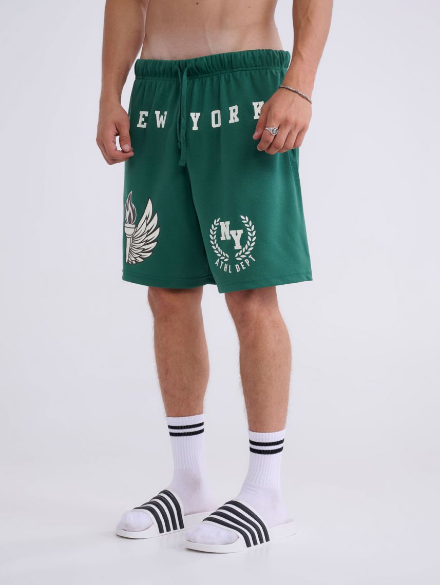 מכנסי רשת NY קצרים