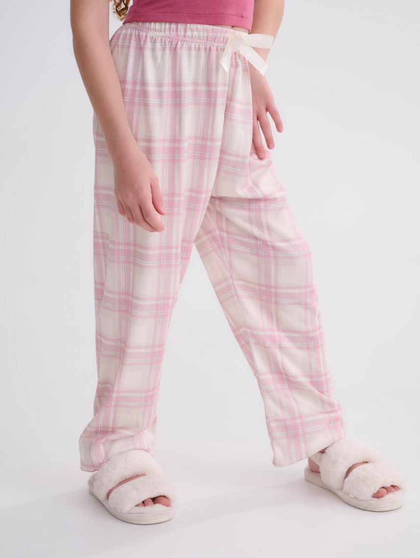 מכנסי פיג’מה משובצים