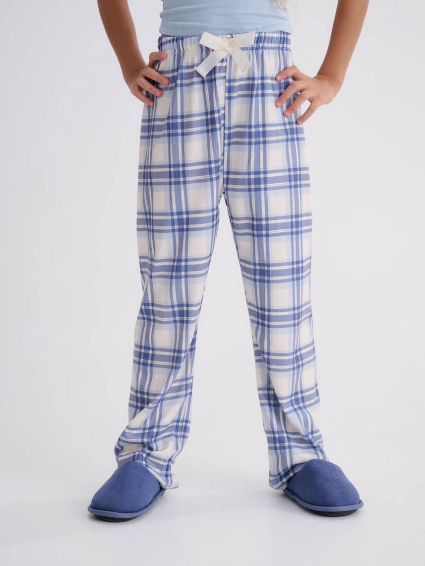 מכנסי פיג’מה משובצים