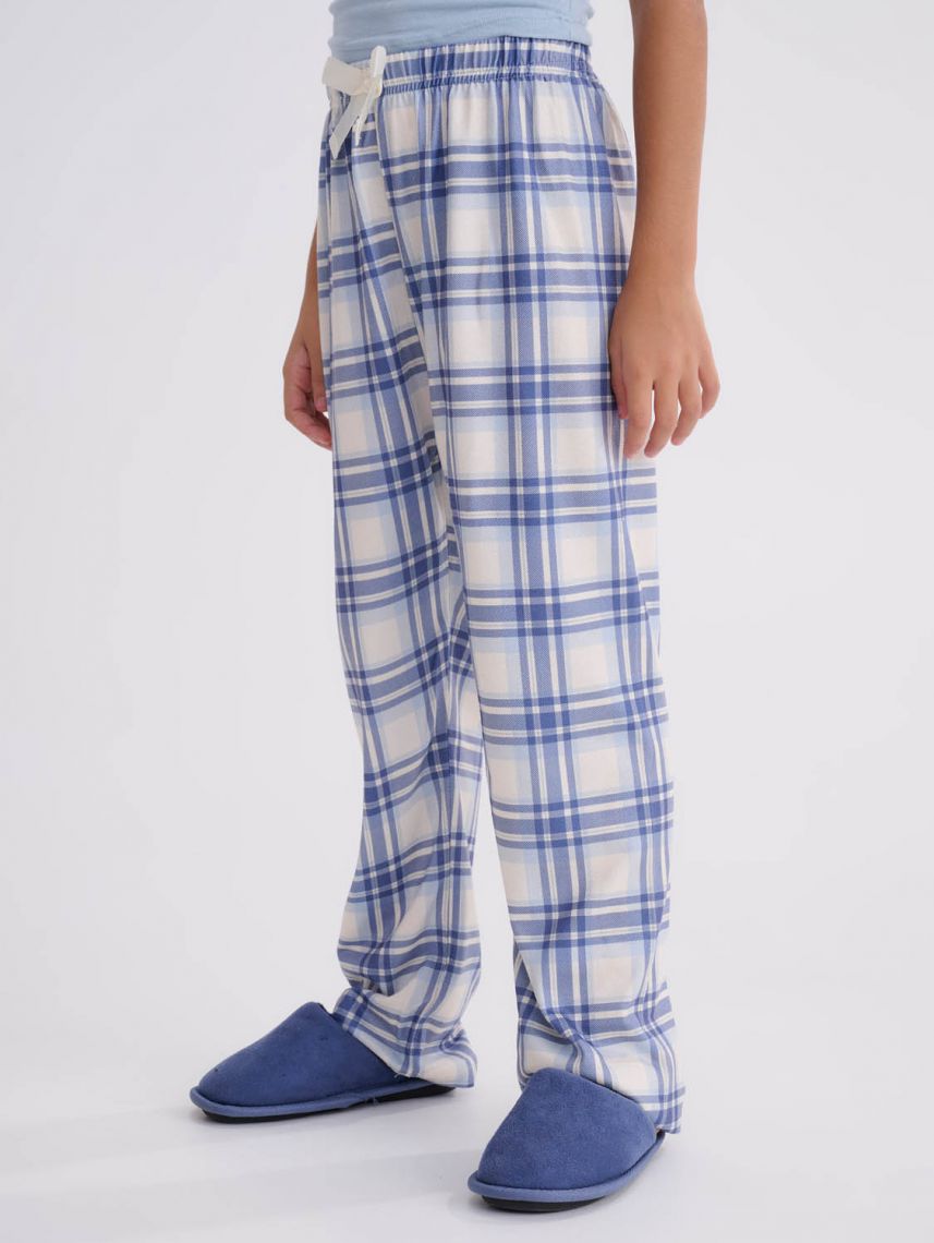 מכנסי פיג’מה משובצים