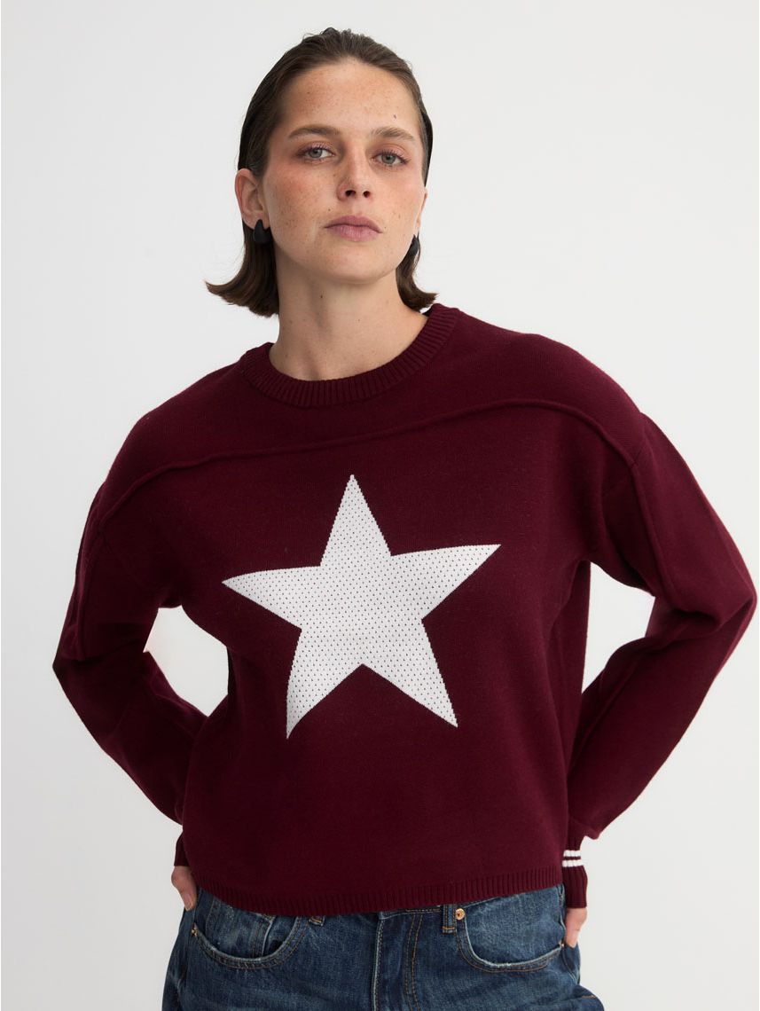 סוודר עם הדפס