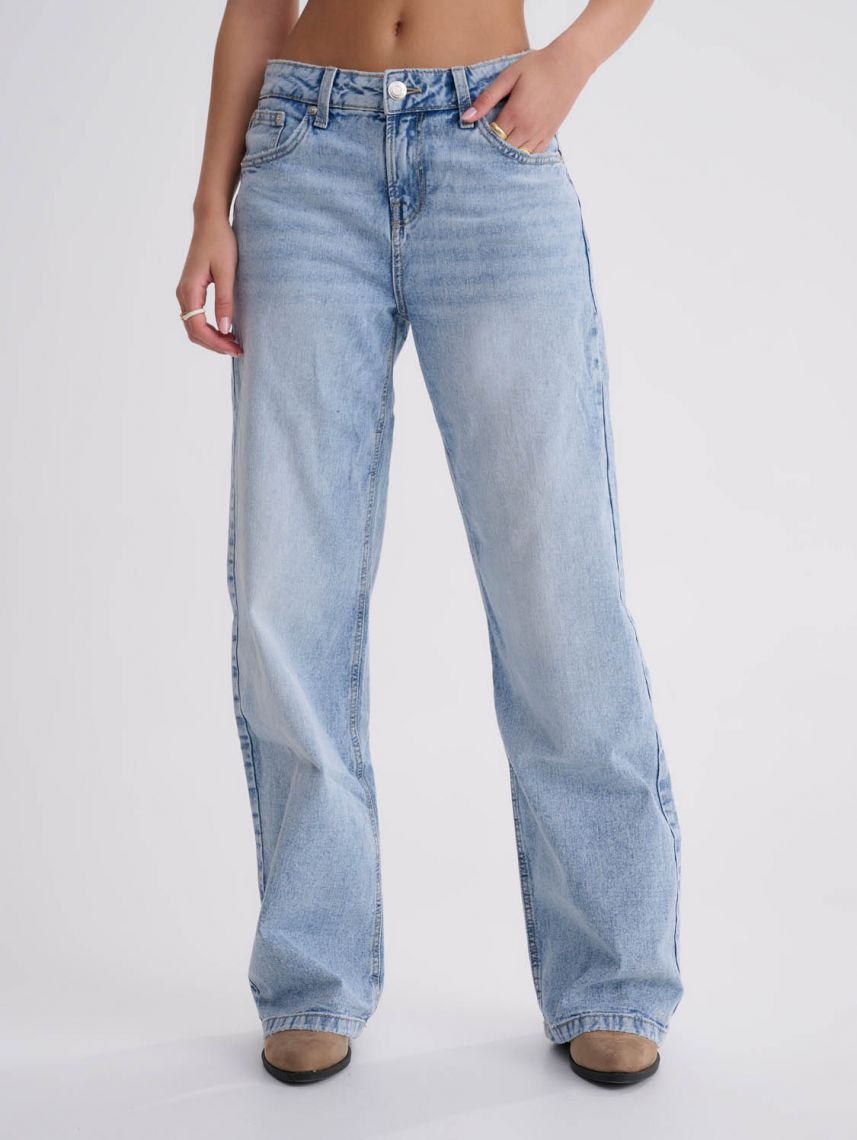 מכנסי ג’ינס ארוכים LOW RISE