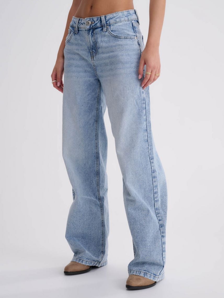 מכנסי ג’ינס ארוכים LOW RISE