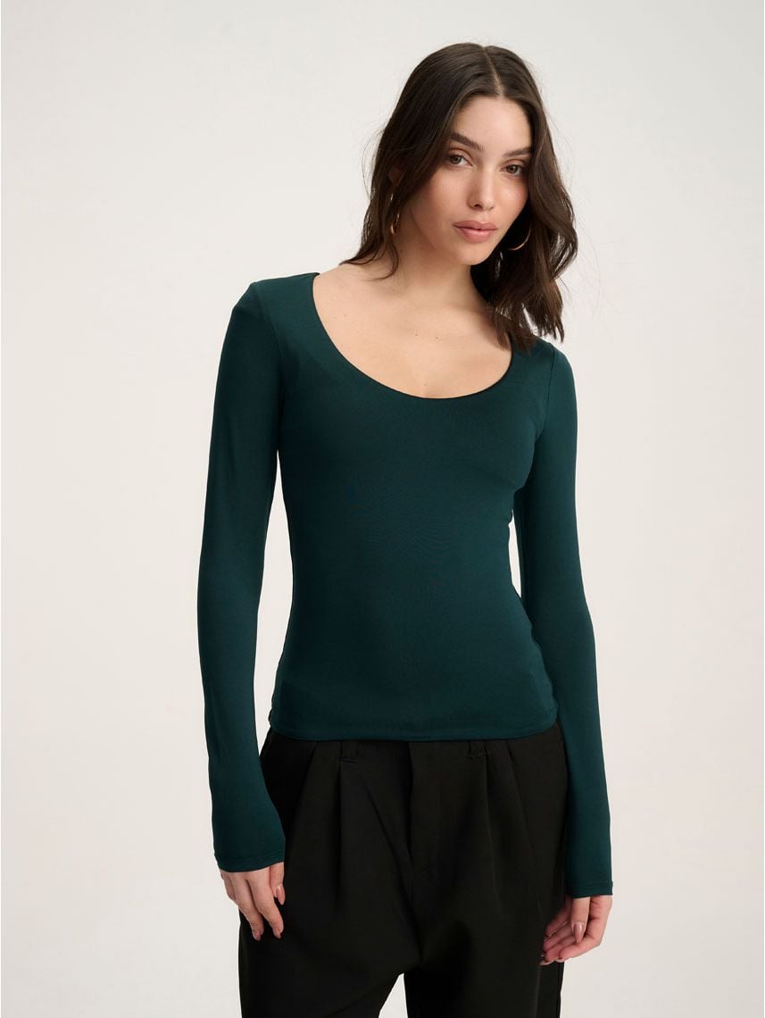 טי-שירט U ארוכה