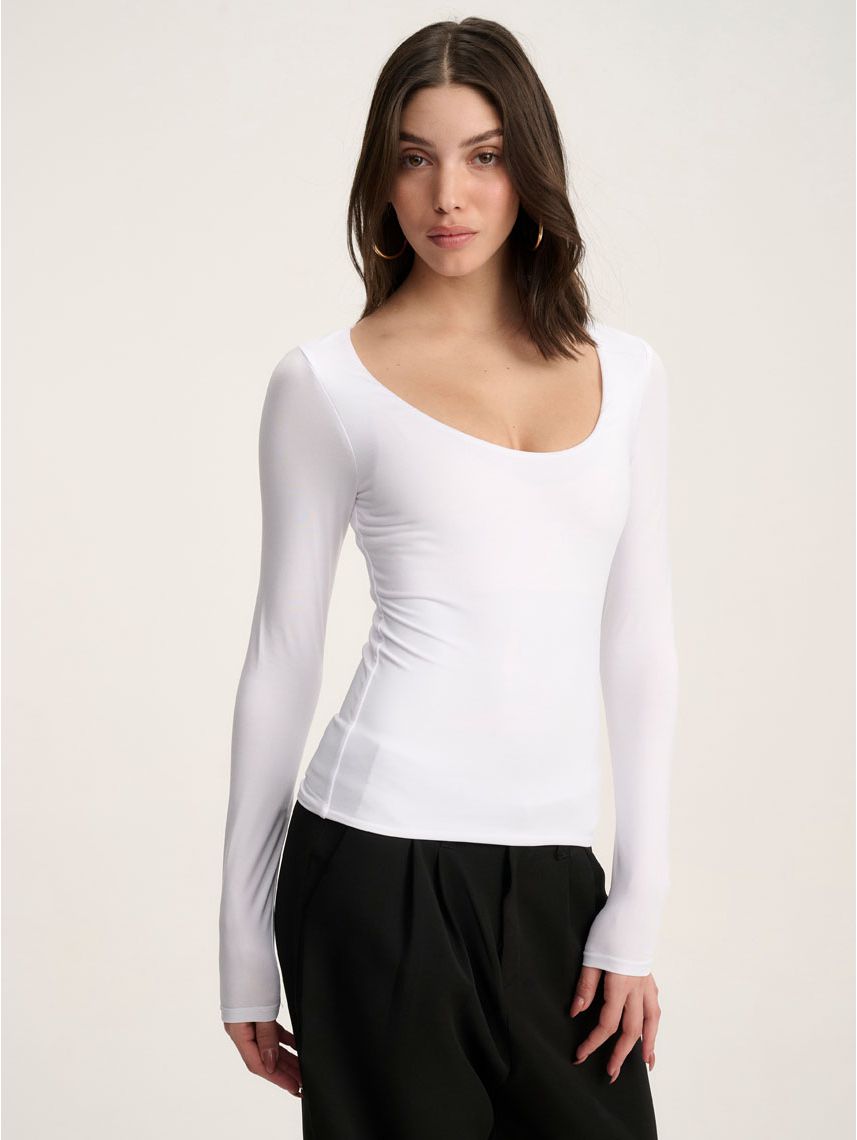 טי-שירט U ארוכה