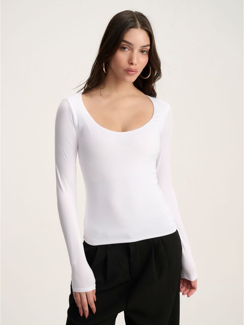 טי-שירט U ארוכה