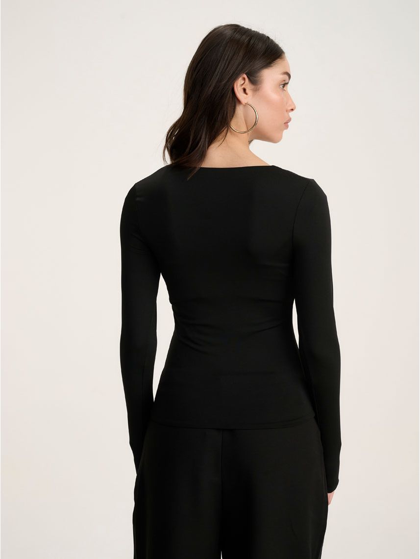 טי-שירט U ארוכה