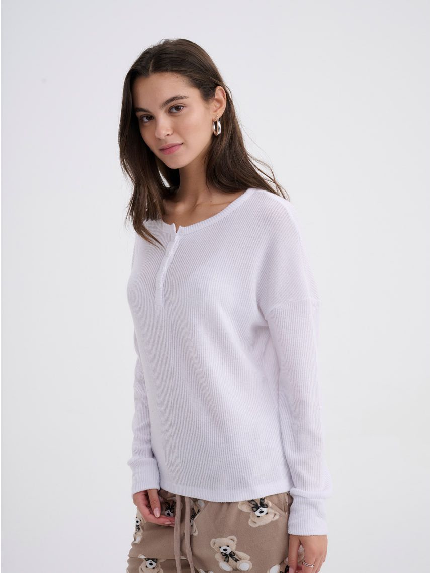 חולצת פיג’מה ארוכה