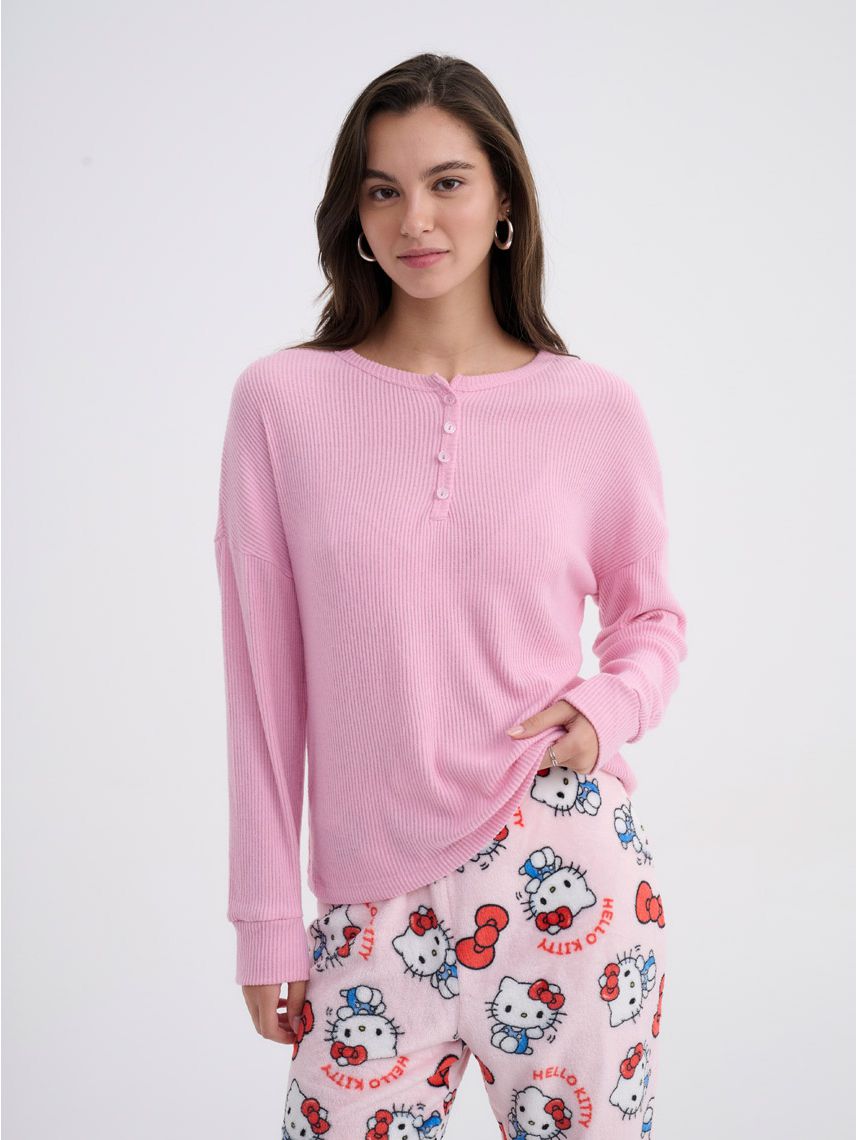 חולצת פיג’מה ארוכה