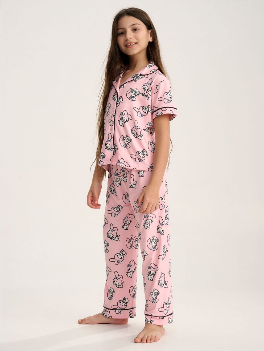 סט פיג’מה מכופתרת | My Melody
