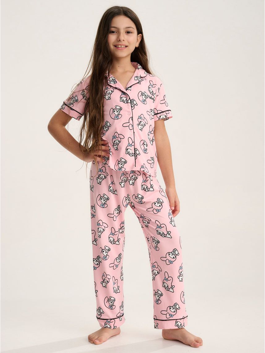 סט פיג’מה מכופתרת | My Melody