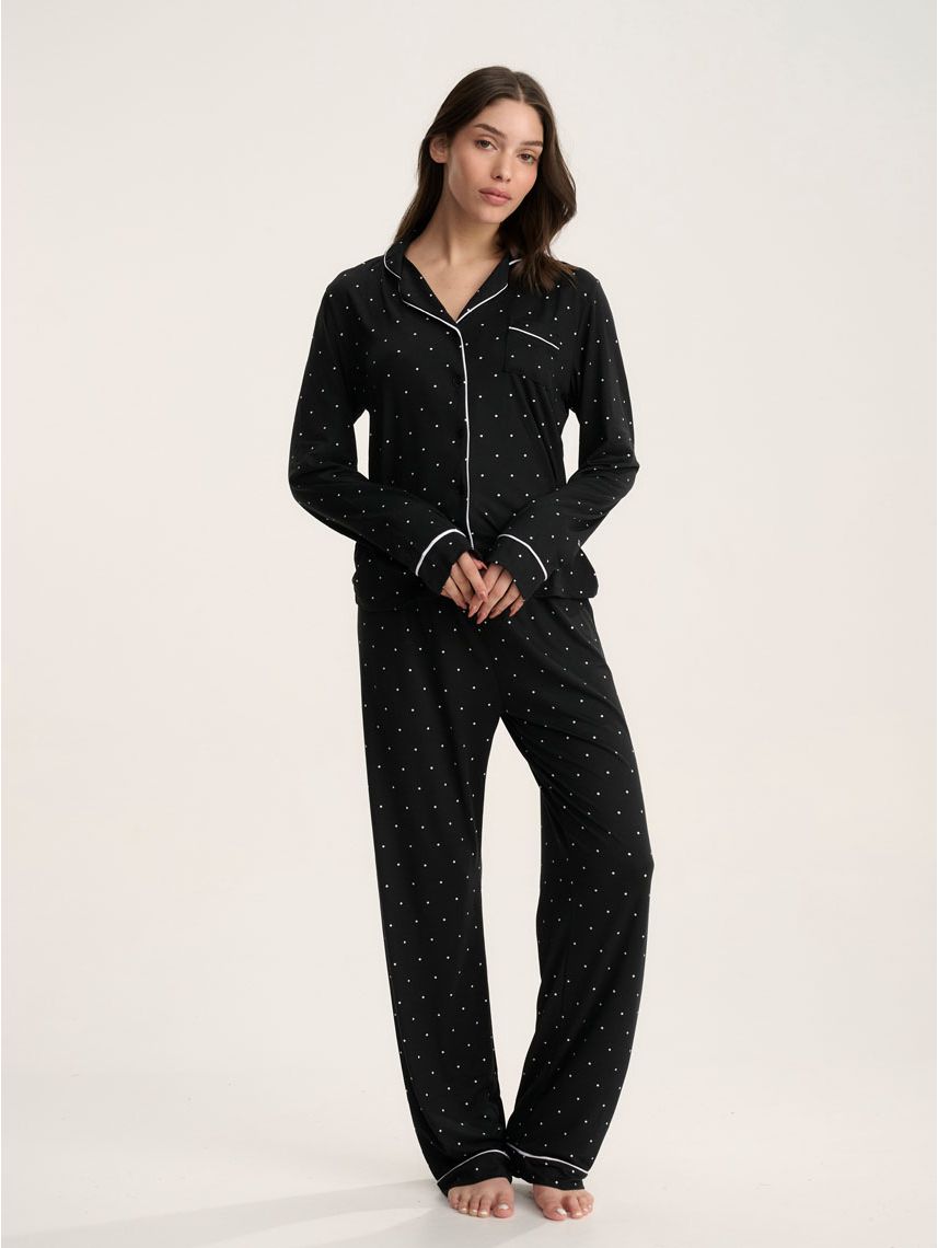 סט פיג’מת VALENTINE ארוכה