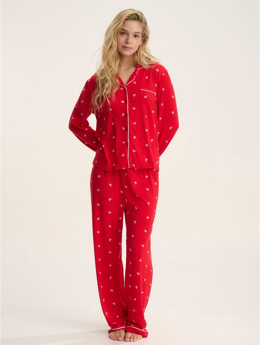 סט פיג’מת VALENTINE ארוכה