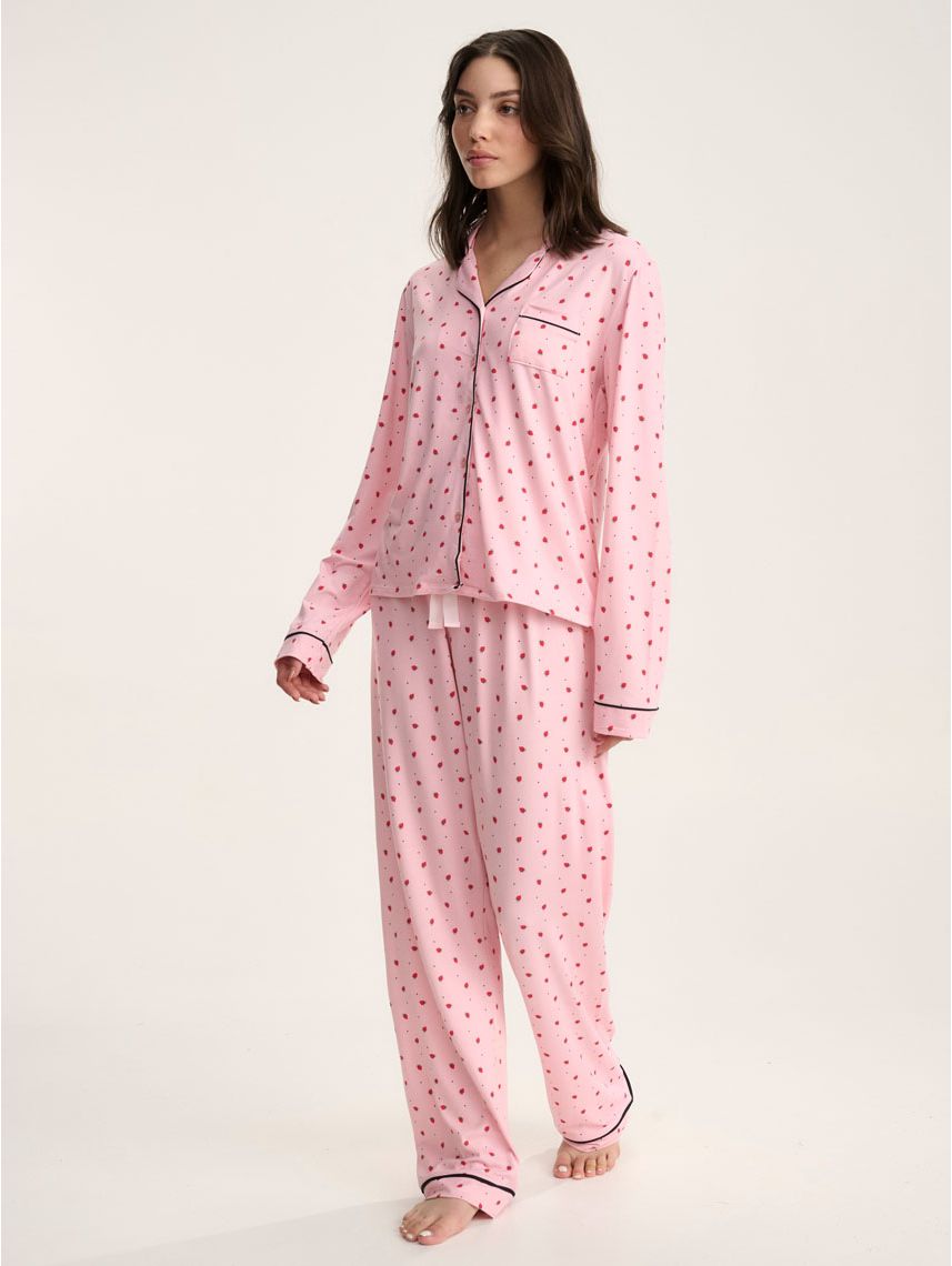 סט פיג’מת VALENTINE ארוכה
