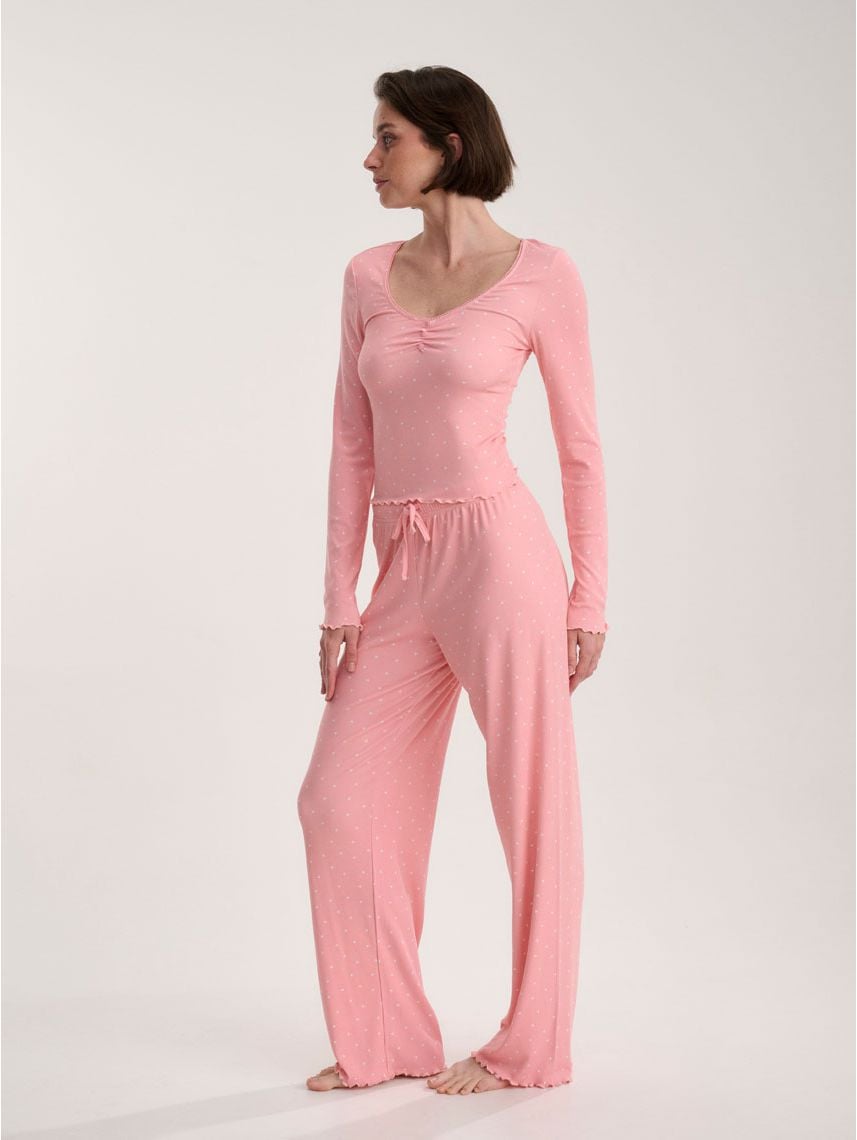 סט פיג’מה ארוכה