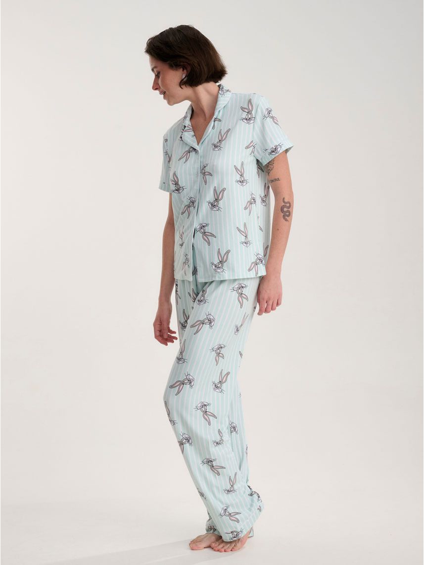 סט פיג’מה מכופתרת | Looney Tunes