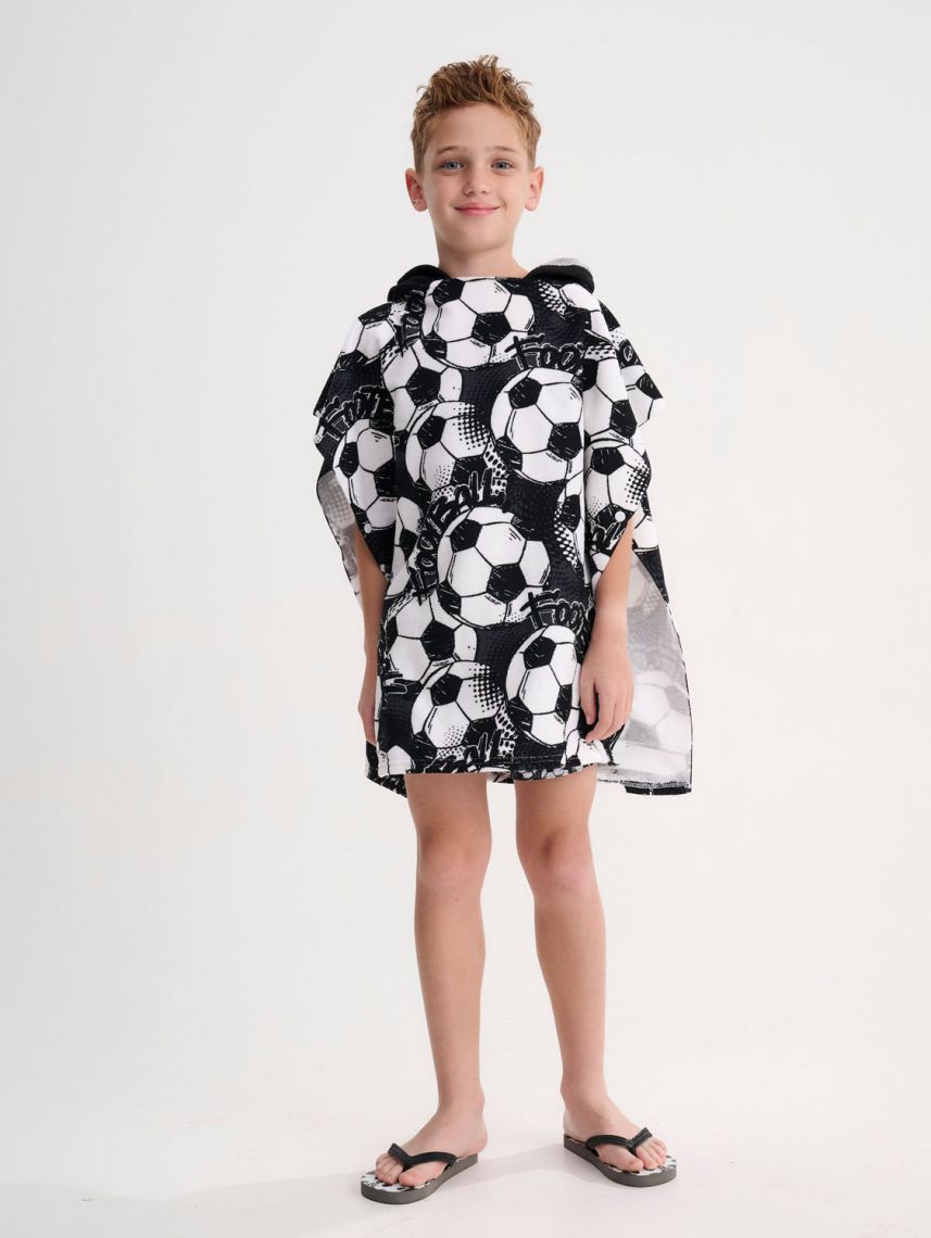 מגבת חוף עם כובע