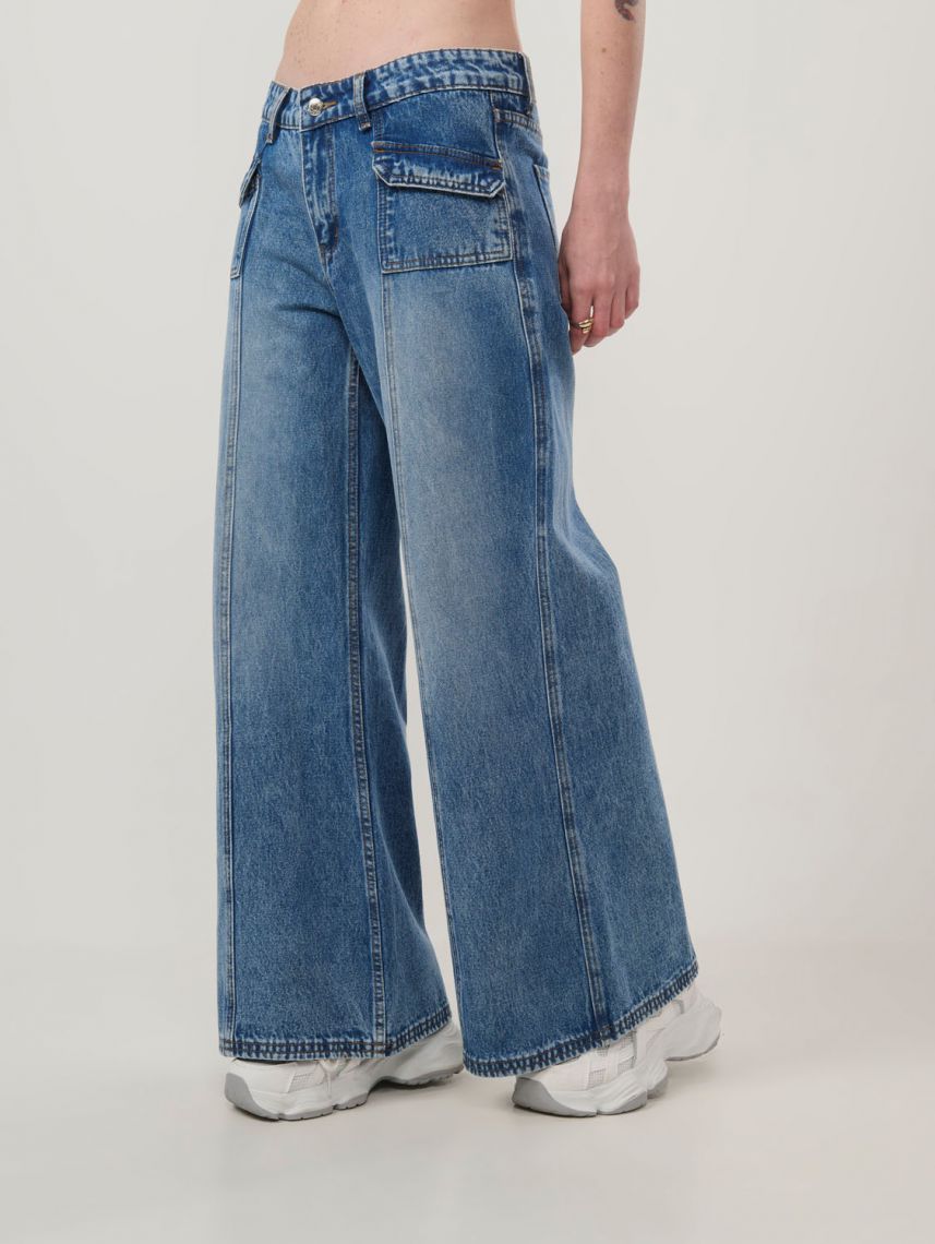ג’ינס ארוך מתרחב