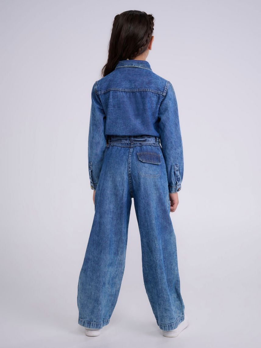 אוברול ג’ינס ארוך