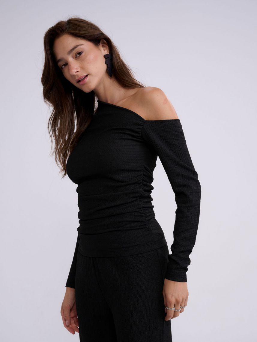 חולצת אוף - שולדרס ארוכה