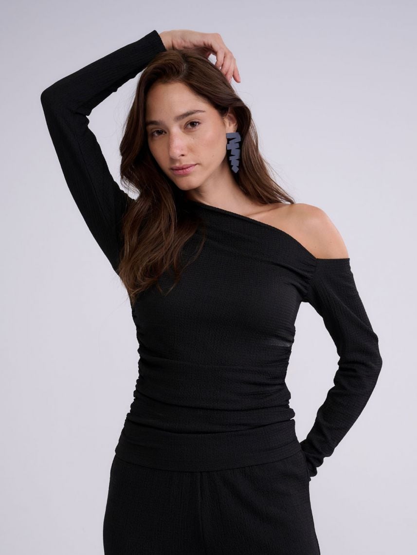 חולצת אוף - שולדרס ארוכה