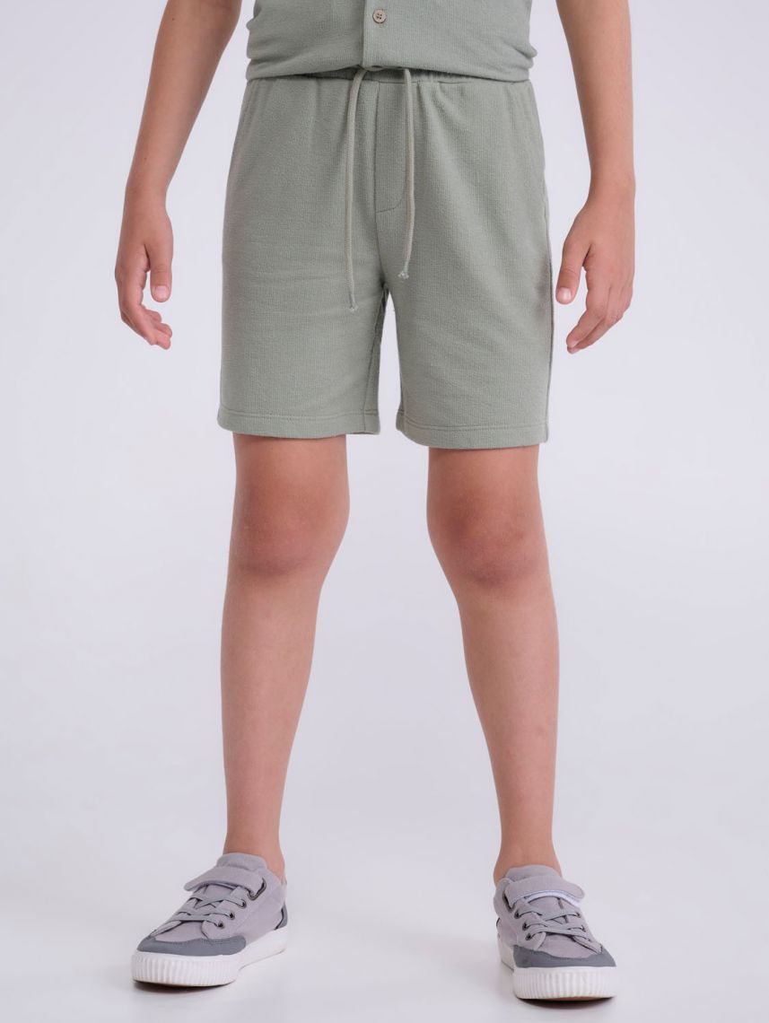 מכנסי סריג קצרים