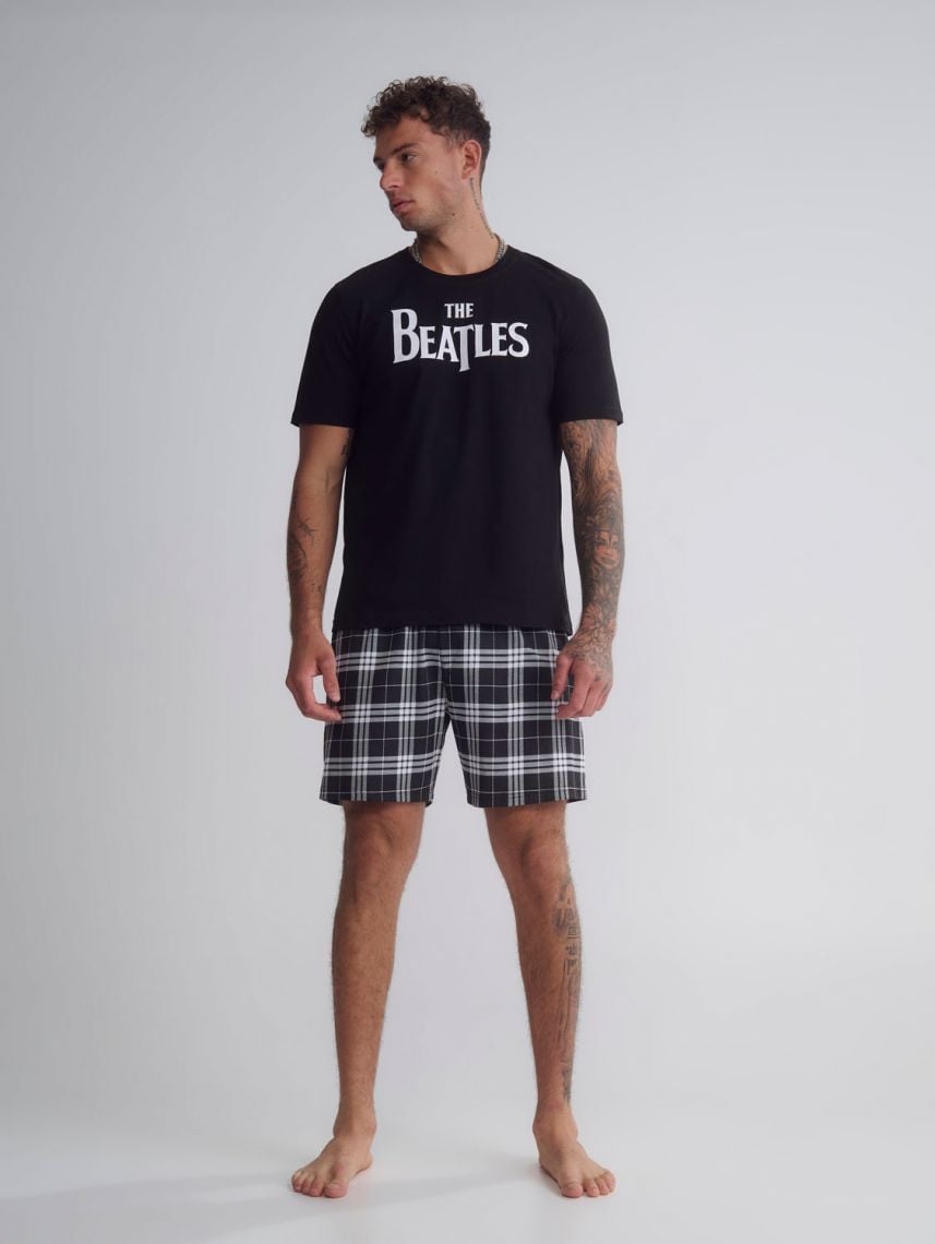 סט פיג’מה קצרה | The Beatles