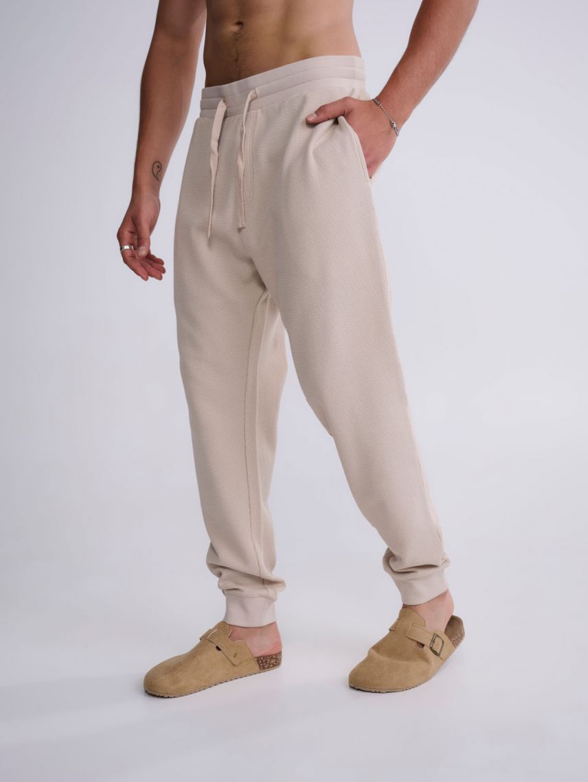 מכנסי פיג’מה וופל