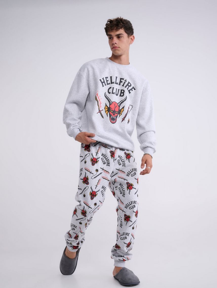 סט פיג’מת פוטר ארוכה | Stranger Things