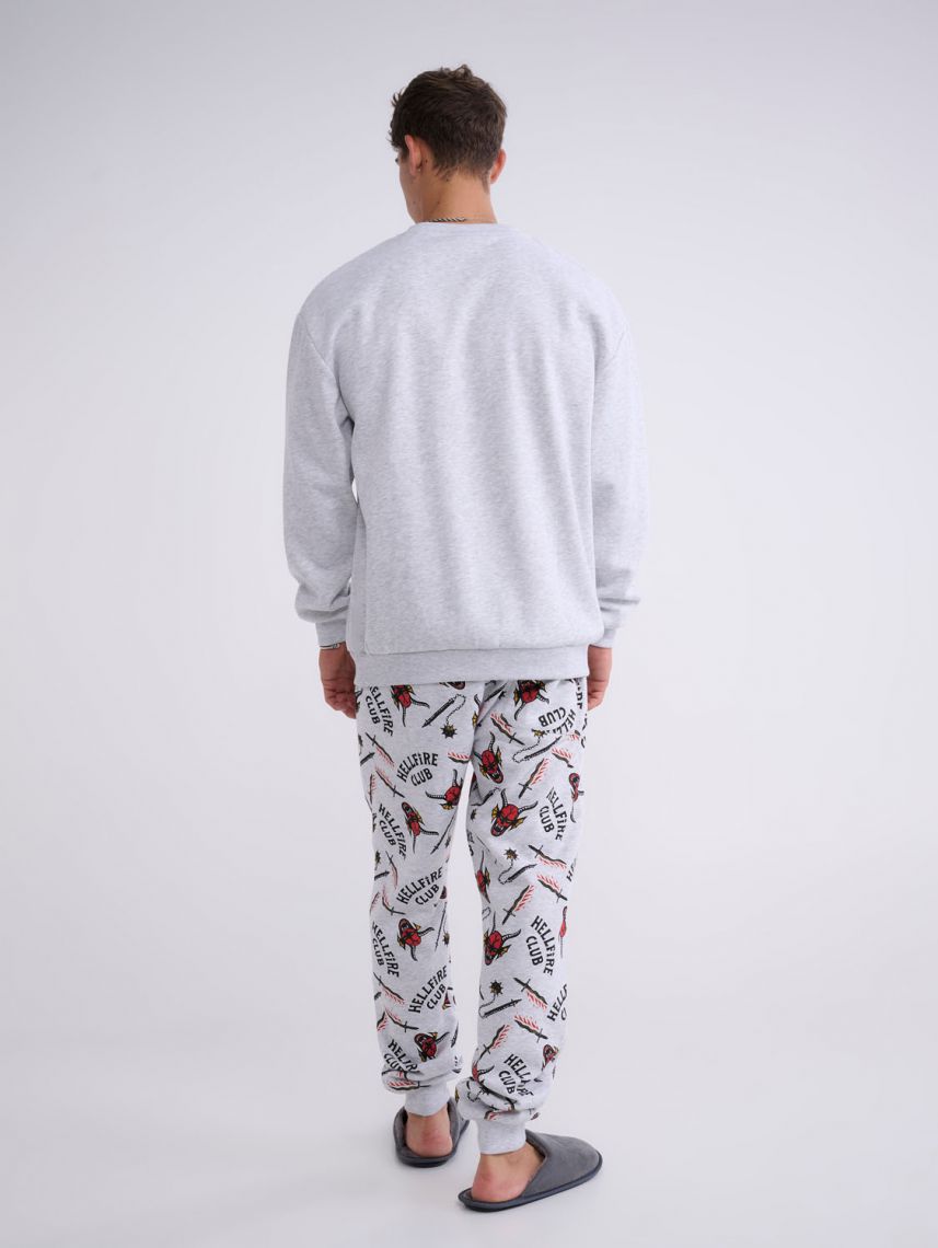 סט פיג’מת פוטר ארוכה | Stranger Things