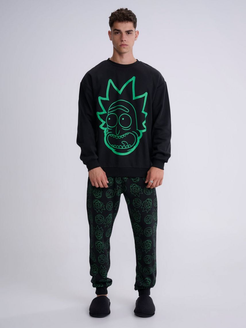 סט פיג’מת פוטר ארוכה | Rick And Morty