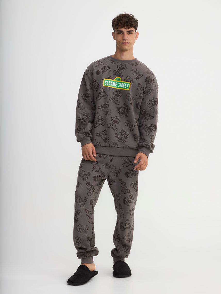 סט פיג’מת פוטר ארוכה | Sesame Street