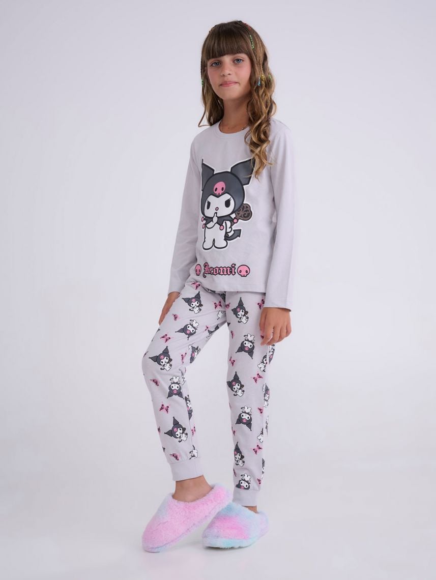 סט פיג’מה ארוכה | KUROMI