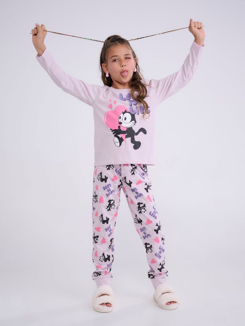 סט פיג’מה ארוכה | FELIX