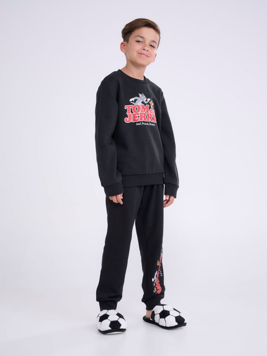 סט פיג’מה ארוכה |Tom & Jerry