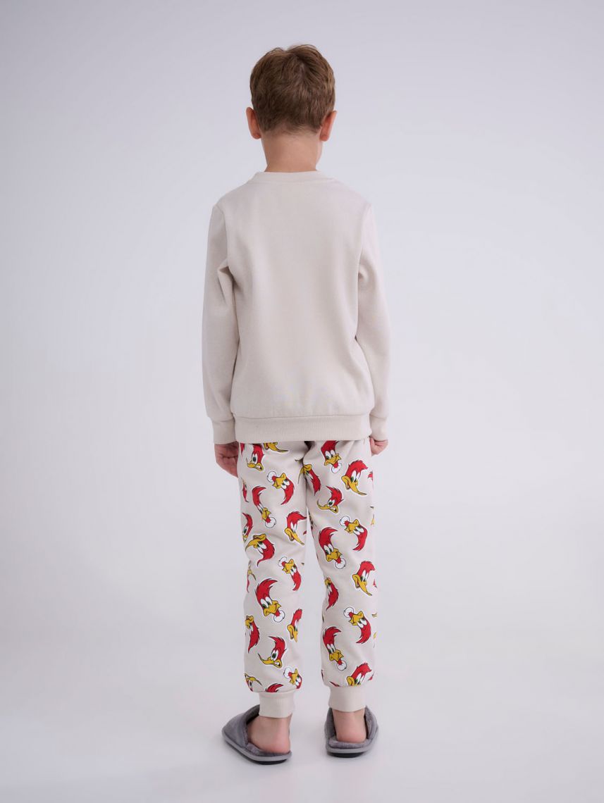 סט פיג’מה ארוכה | Woody Woodpecker