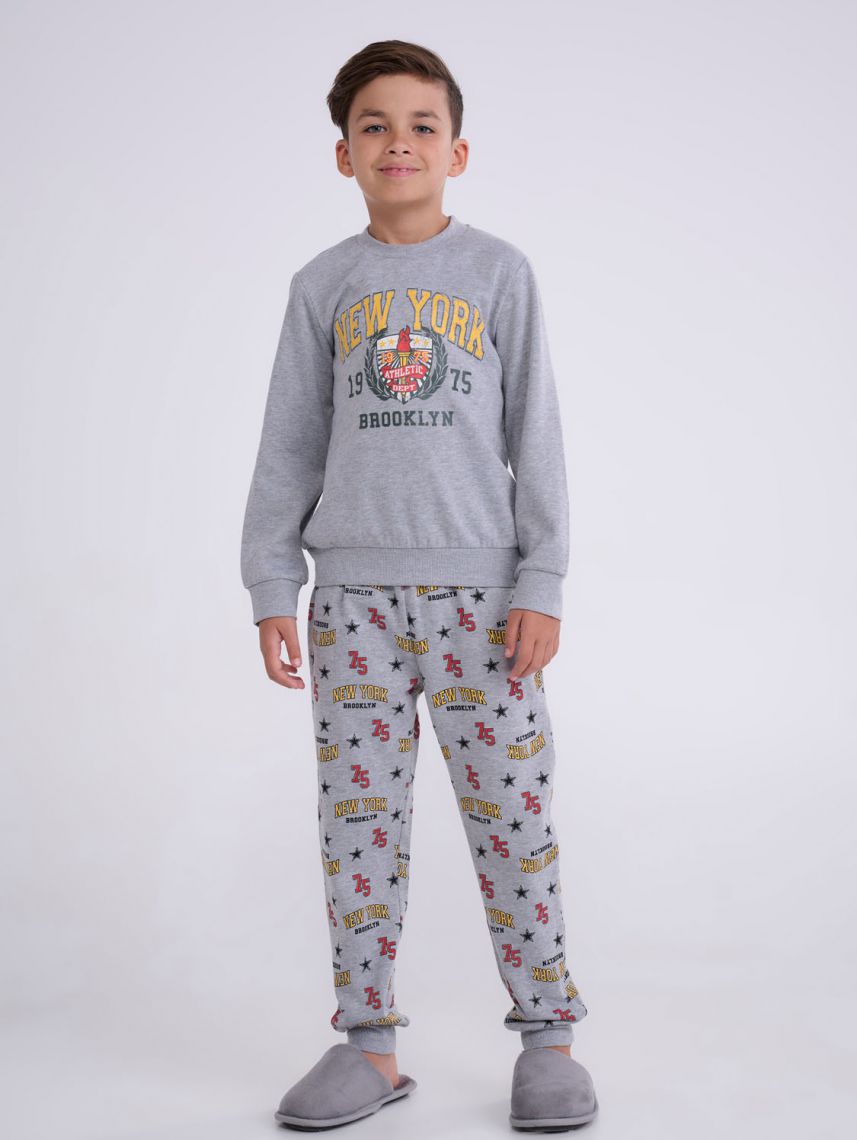 סט פיג’מת פוטר ארוכה