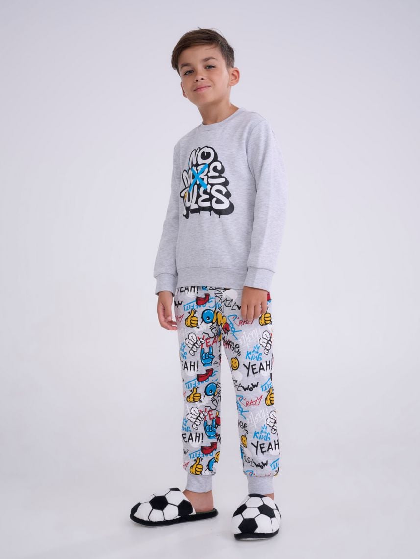 סט פיג’מת פוטר ארוכה