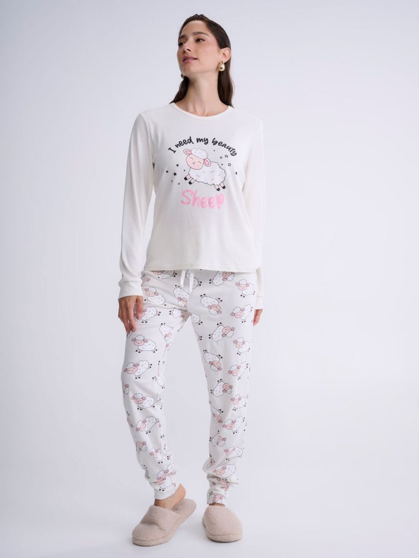 סט פיג’מה ארוכה