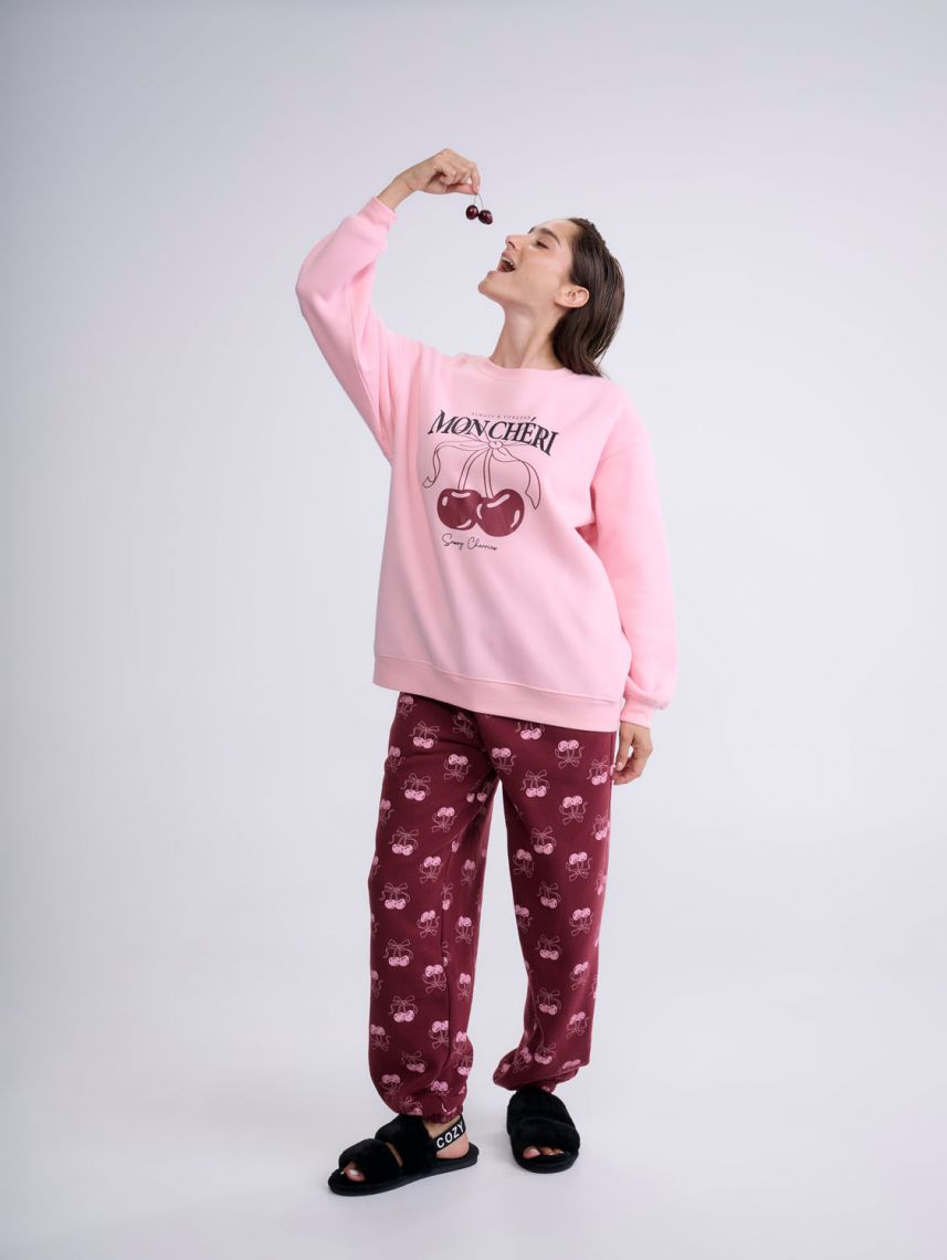 סט פיג’מה ארוכה