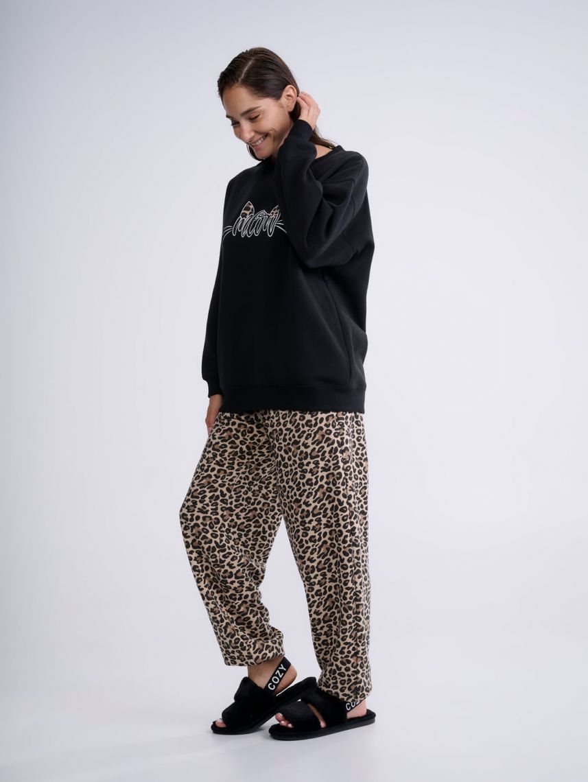 סט פיג’מה ארוכה