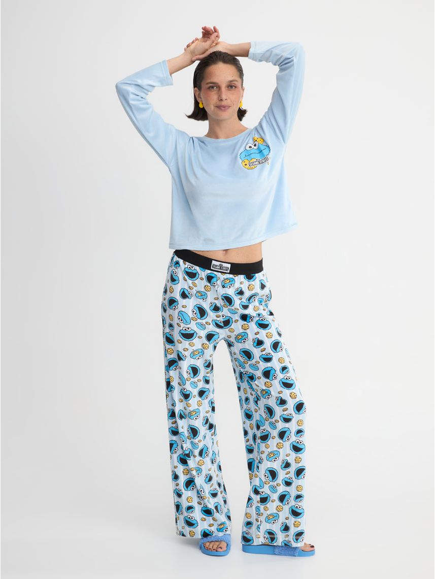 סט פיג’מה ארוכה | Sesame Street