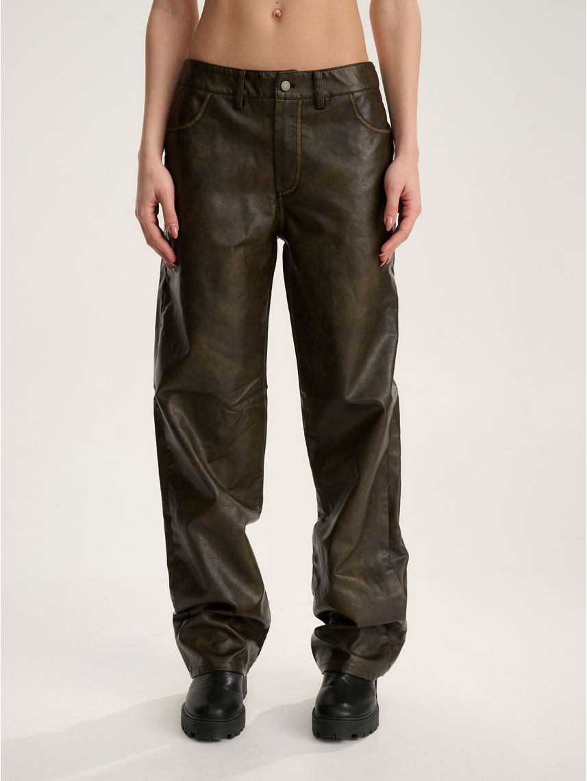 מכנסי דמוי עור