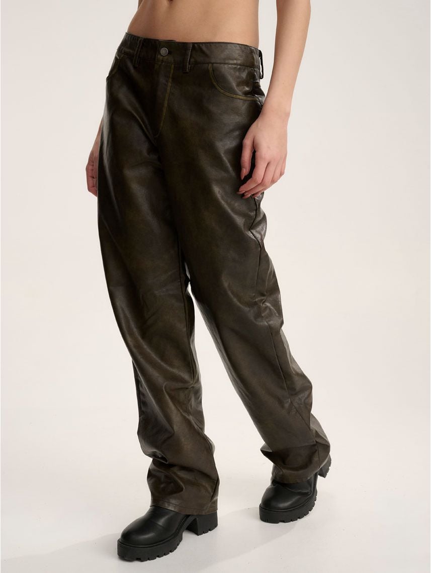 מכנסי דמוי עור