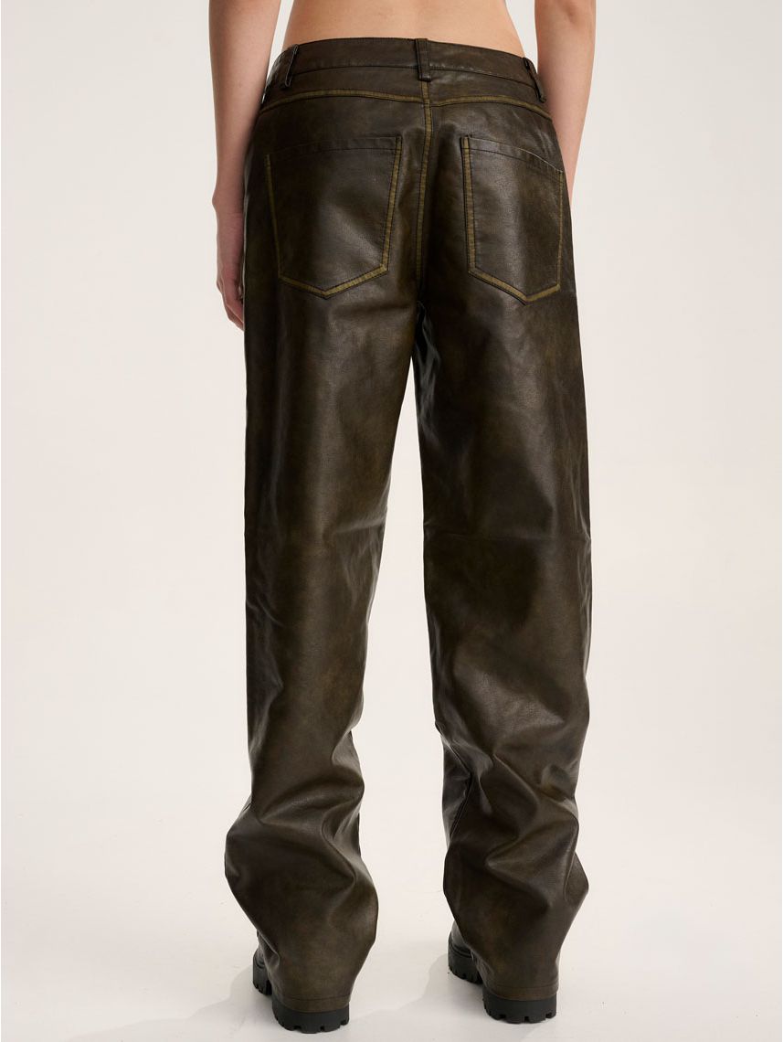 מכנסי דמוי עור