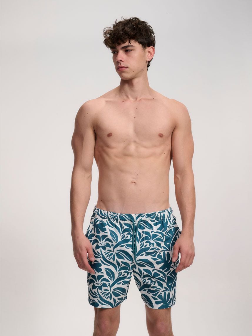 מכנסי בגד ים עם הדפס