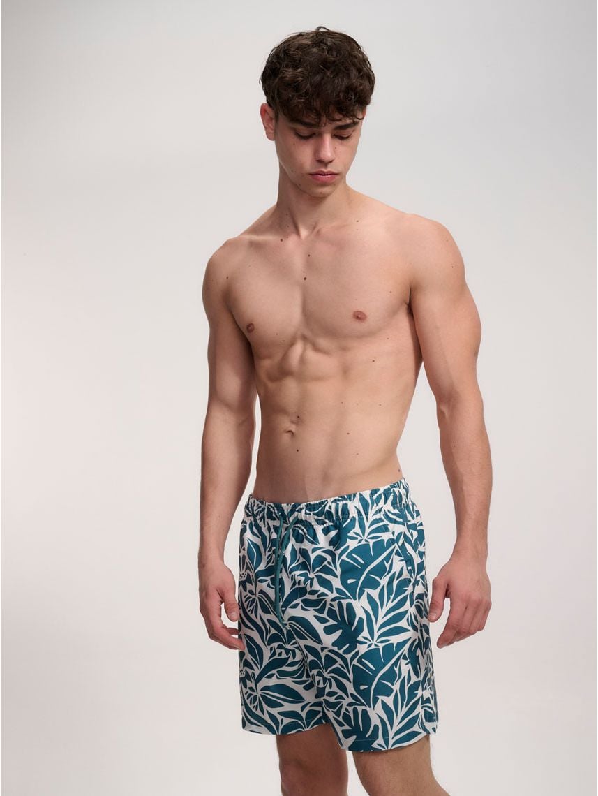 מכנסי בגד ים עם הדפס