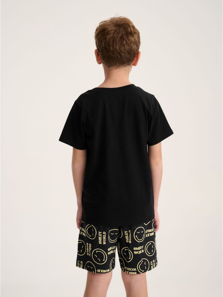 סט פיג’מה קצרה | Smiley