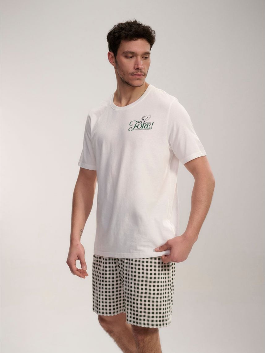 סט פיג’מה קצרה | Snoopy