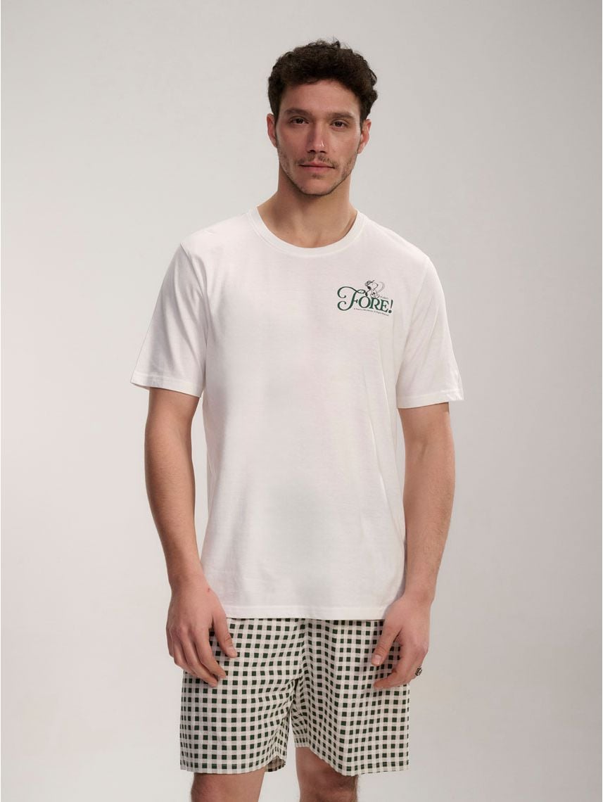 סט פיג’מה קצרה | Snoopy